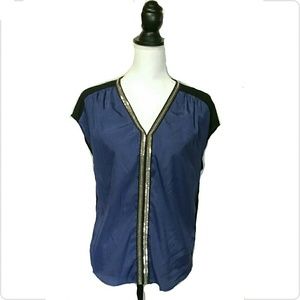 🔻$14 Rock & Republic Women's Blouse Sz Small Blue